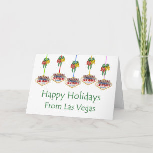 Glad helg från Las Vegas-kort