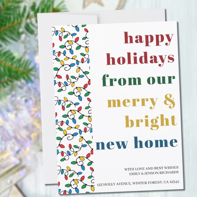 Glad helg från New Home String Ljus Meddelande (Skapare uppladdad)