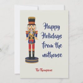 Glad helg från nuthouse lustig Nutcracker