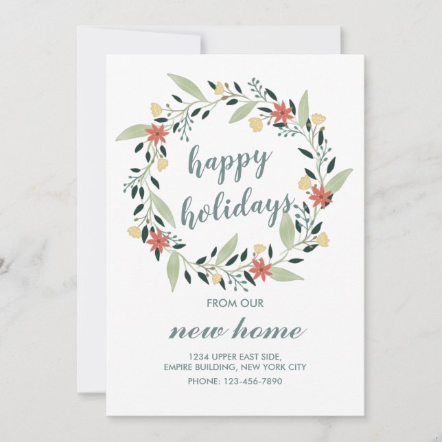 Glad helg från vår nya julfrö inbjudningar (Framsida)