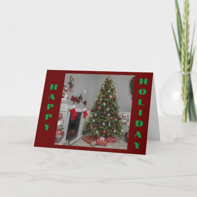 **GLAD HELG FRÅN VÅRT KAMMARE TILL DIG** KORT (Framsida)