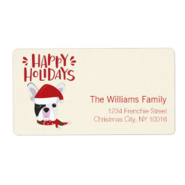 Glad helg - Fransk Bulldog Jul Fraktsedel