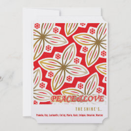 GLAD HELG | Fred&Kärlek | Poinsettia | HELGDAG Julkort