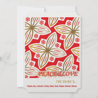 GLAD HELG | Fred&Kärlek | Poinsettia | Julkort