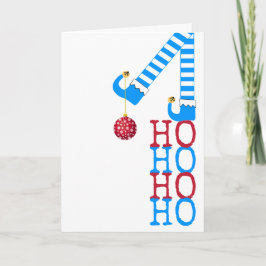 Glad helg Funny Elf Ho Ho Ho Photo jul