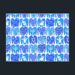 GLAD HELG Funny Ugly Hannukah Sweaters Vykort<br><div class="desc">Lägg till en egen text framtill och bakåt,  eller ändra färg. Titta på min butik för mer!</div>