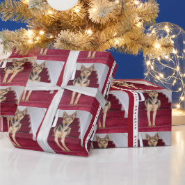 Glad helg German Shepherd Wrapping Papper Presentpapper