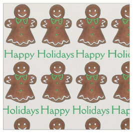 Glad helg Gingerbröd Cookie-julgranar Tyg