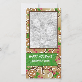 "Glad helg" Gingerword PhotoCard Julkort