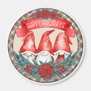 Glad helg Gnomes Magnet