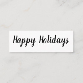 Glad helg/Gott nytt år Mini Affärskort Mini Visitkort