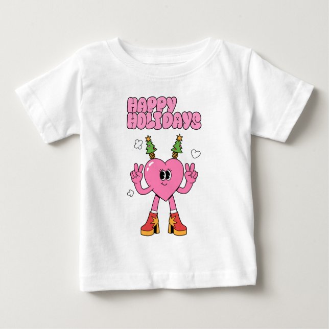 Glad helg - Groovy Heart of the Season T Shirt (Framsida)