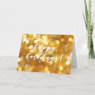 Glad helg Guld Sparkles jul