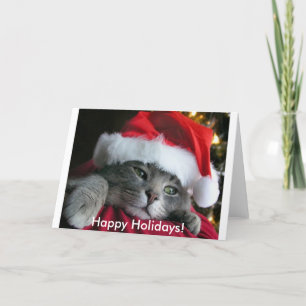 Glad helg! Gulligt kattungekort Helgkort