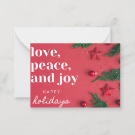 Glad helg hälsningskort anteckningskort