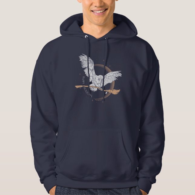 Glad helg Hedwig-leverans Hoodie (Framsida)