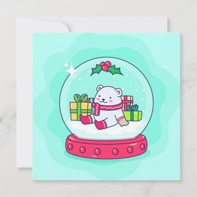 Glad helg Helgdag-kort Julkort (Framsida)