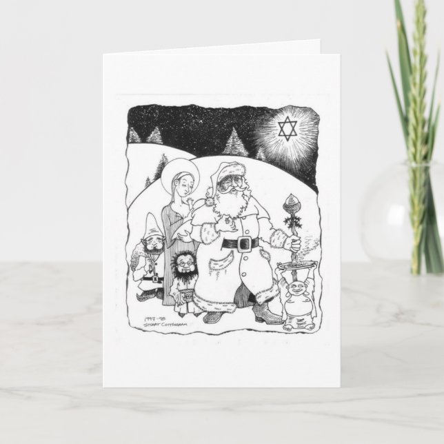 Glad helg! helgkort (Framsida)