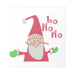 Glad helg Ho Ho Ho God jul Anteckningsblock