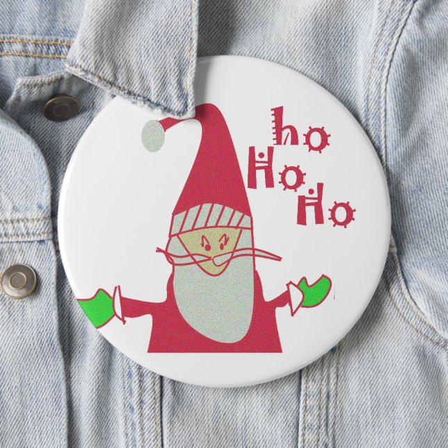 Glad helg Ho Ho Ho God jul Knapp (In Situ)
