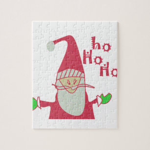 Glad helg Ho Ho Ho God jul Pussel