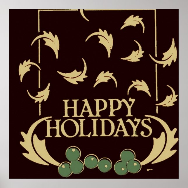 Glad helg Holly Poster (Framsidan)
