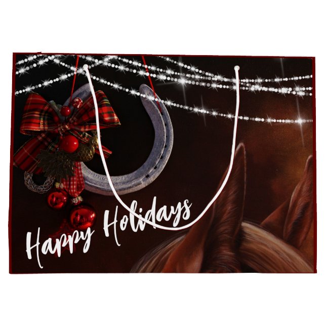 Glad helg Horse and Horseshoe jul (Baksidan)