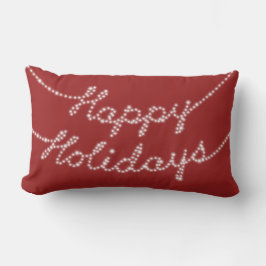 Glad helg i Twinkle Ljus Lumbar Pillow Lumbarkudde
