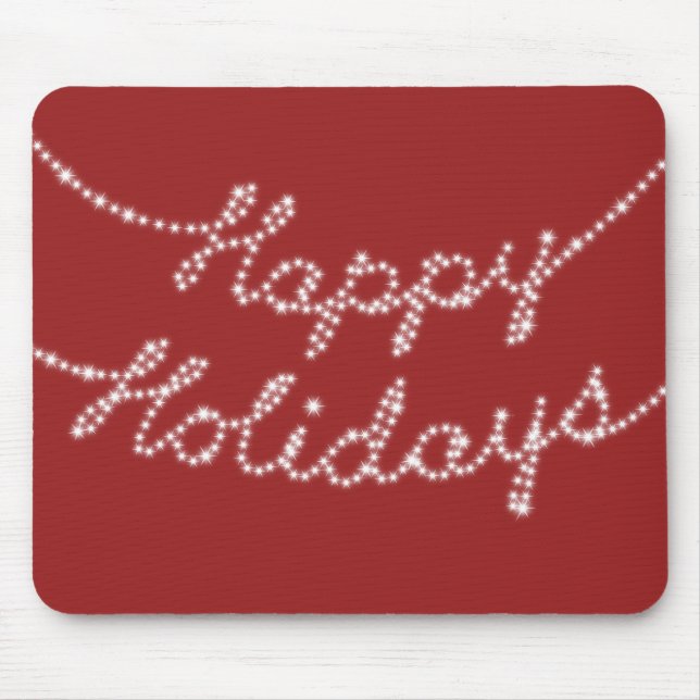Glad helg i Twinkle Ljus Mouse Pad Musmatta (Framsidan)