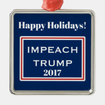 Glad helg Impeach Trump Red White-mall