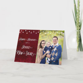 Glad helg/Joyous foto för nytt år Helgkort