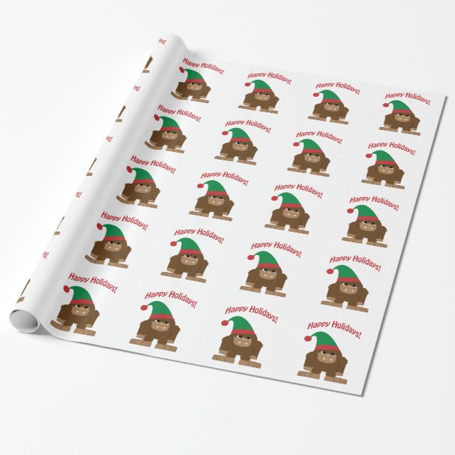 Glad helg! Jul Bigfoot Presentpapper (Utrullad)