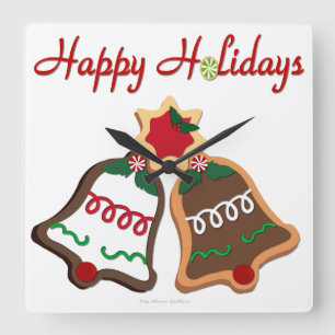 Glad helg jul Cookie Klockor