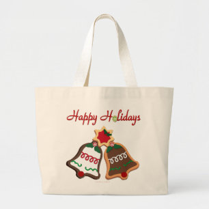 Glad helg jul Cookie Klockor Jumbo Tygkasse