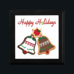 Glad helg jul Cookie Klockor Minnesask<br><div class="desc">Tack för att besöka julbutiken i Helgdag! Du tittar på Lee Hiller Designer Helgdag Collection of Home and Office Decor,  Apparel,  Gifts,  Collectibles med mera. Utformningen omfattar Lee Hiller Photography in Hand plockade Mixed Media and Digital Art Collection.</div>
