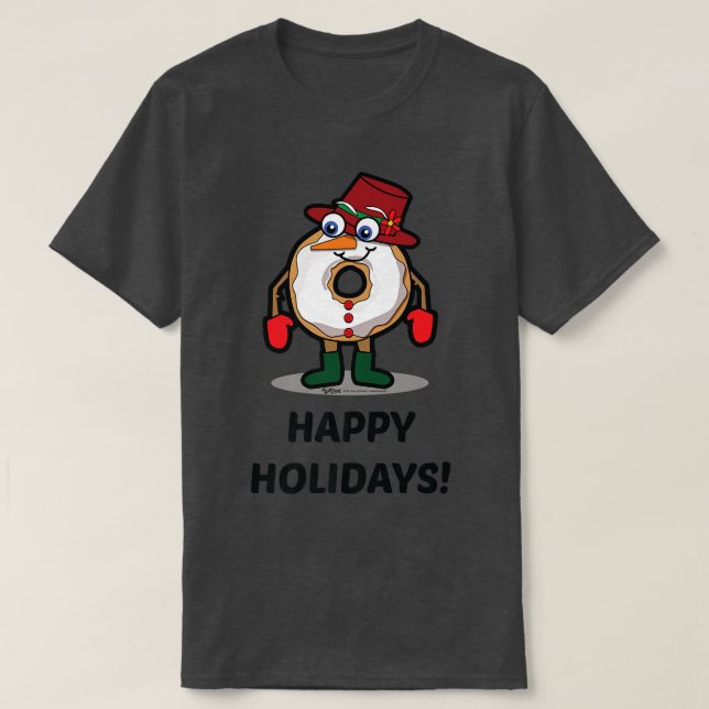 Glad helg jul Donut T Shirt (Design framsida)