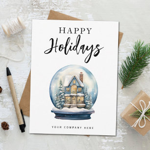 Glad helg Jul Globe House Realty Vykort