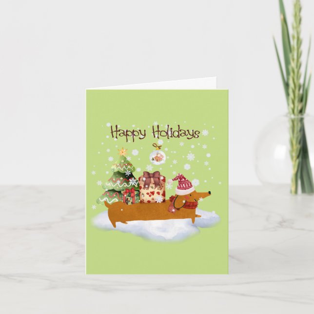 Glad helg-jul helgkort (Framsida)