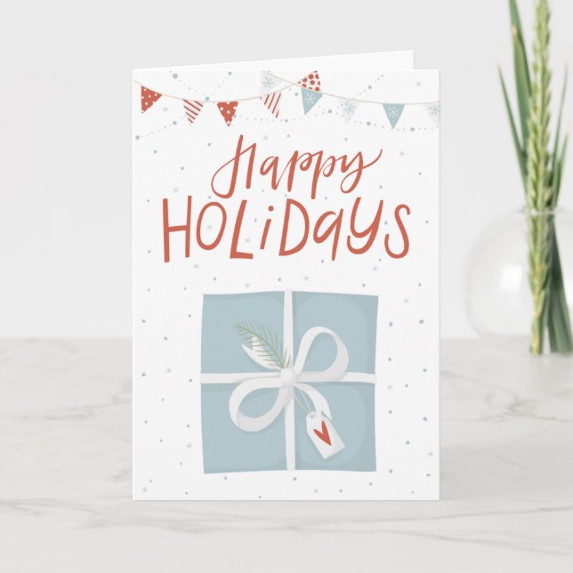 Glad helg-jul kort (Framsida)