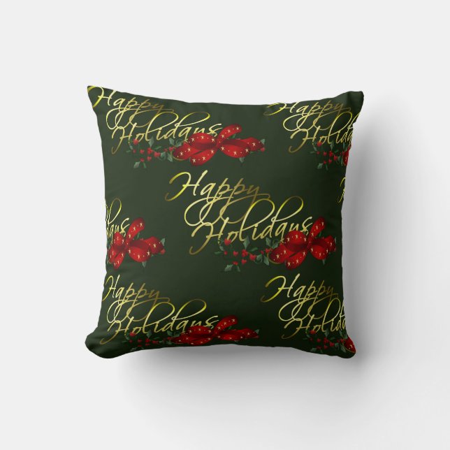 Glad helg-jul kudde (Framsida)