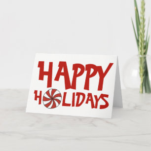 Glad helg Jul Red Peppermint Candy cane