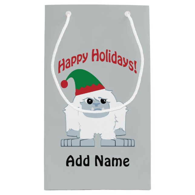 Glad helg! Jul Yeti (Baksidan)