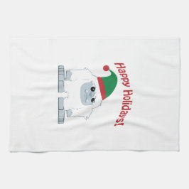 Glad helg! Jul Yeti Kökshandduk