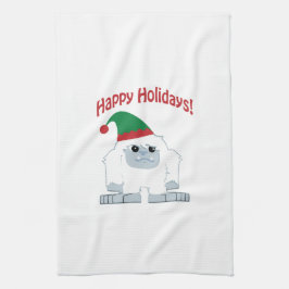 Glad helg! Jul Yeti Kökshandduk