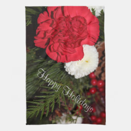 Glad helg juldesignern Hand Tower Kökshandduk