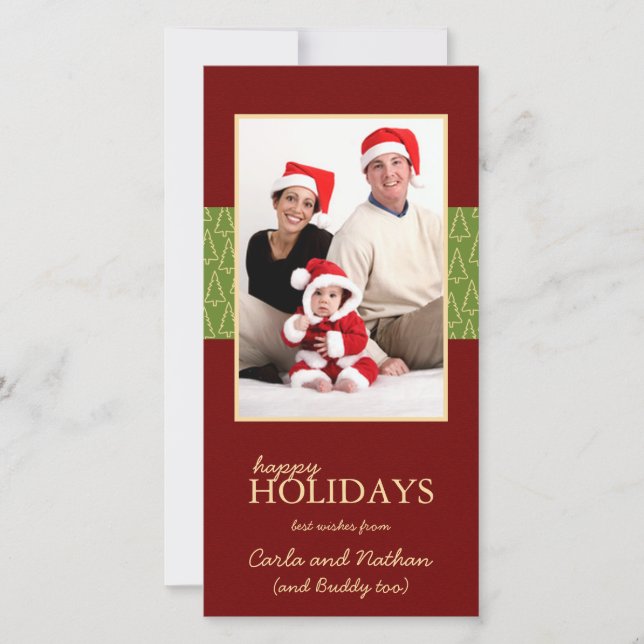 Glad helg julfotbolls-kort julkort (Framsida)