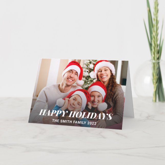 Glad helg julfotoport, Helgdag (Framsida)