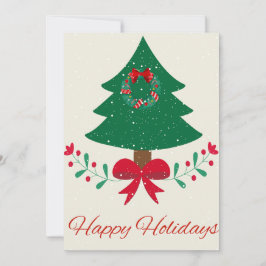 Glad helg Julgran Julkort