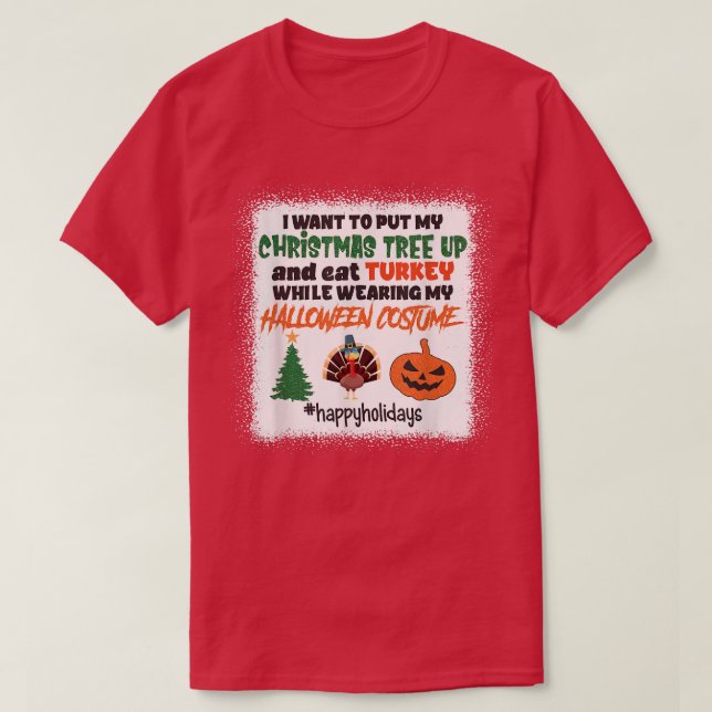 Glad helg, Julgran, Turkiet, Jack O Lan T Shirt (Design framsida)