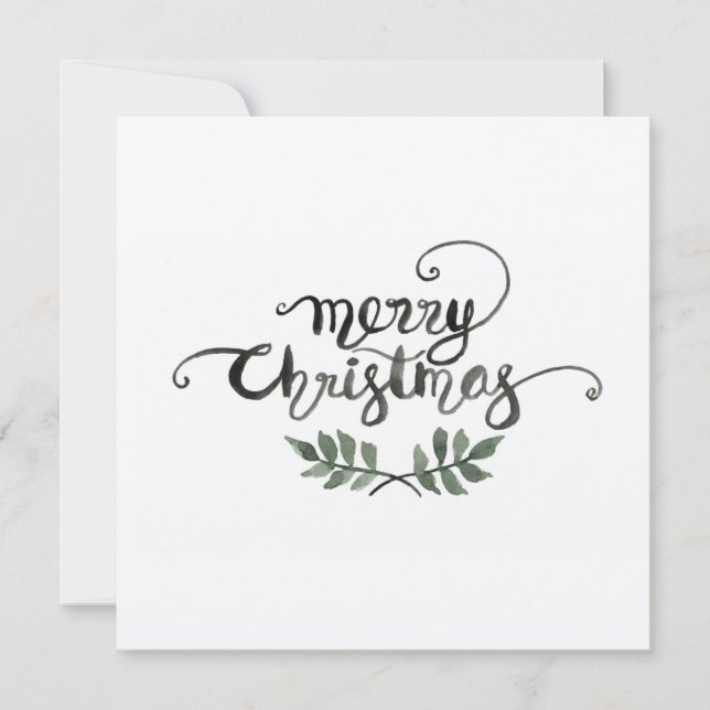 Glad helg, julhälsningskort julkort (Framsida)